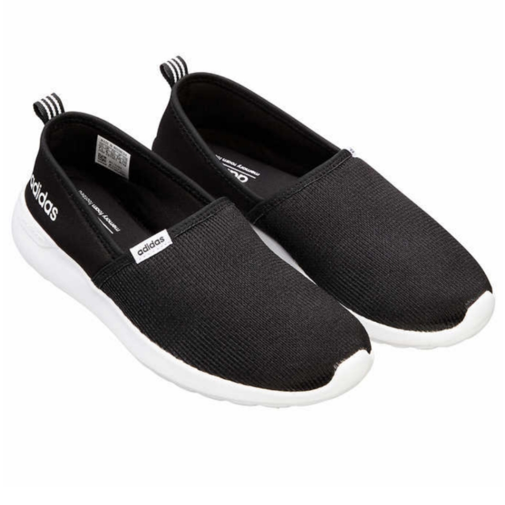 1 Left! Ladies Adidas Slip On Shoe Black and White